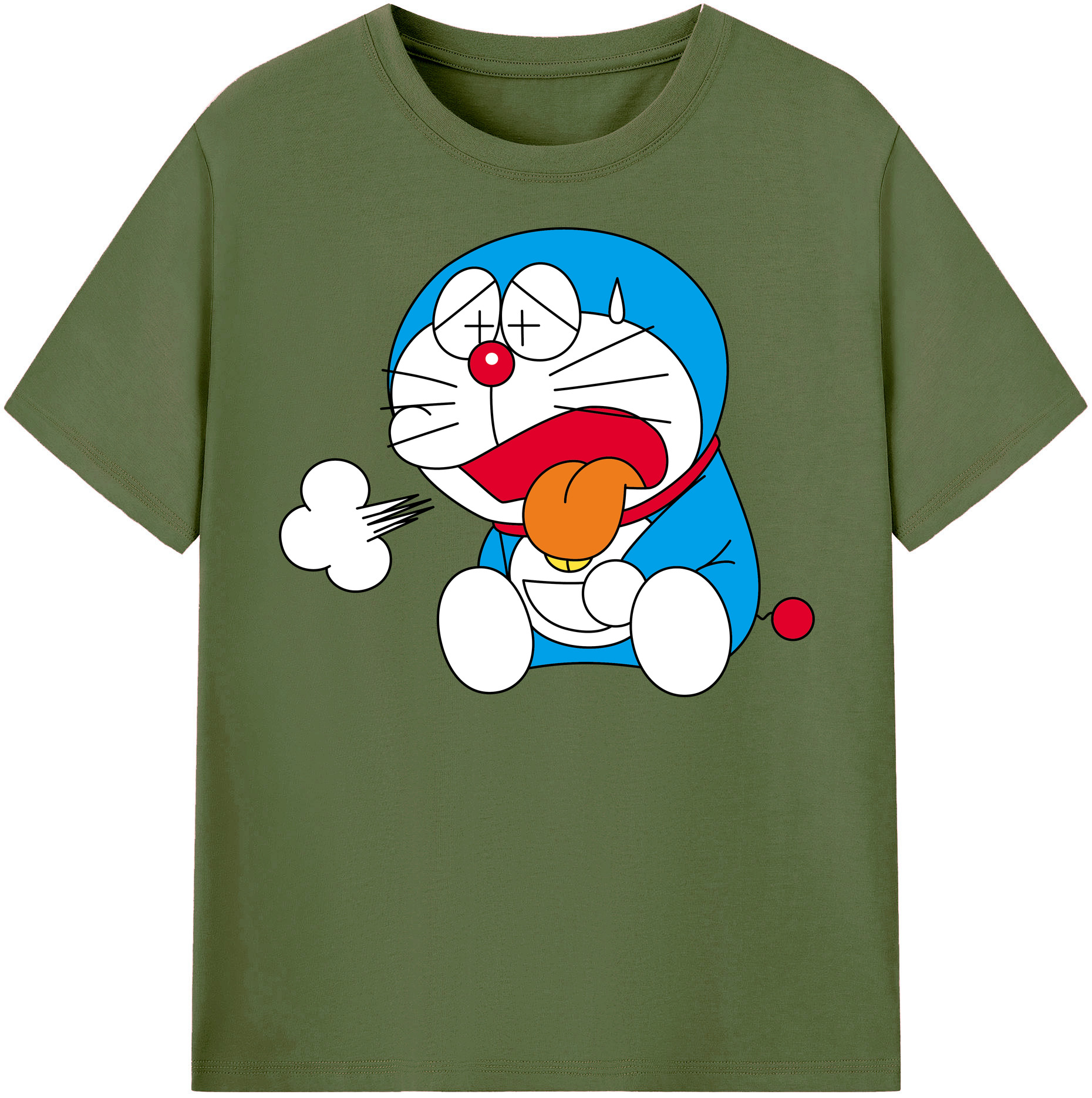 （画像用） ドラえもん Doraemon 綿100％半袖Tシャツ（フロントプリント）